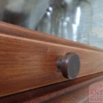 Antieke hoge stapelbare mahoniehouten boekenkast van MD Bibliothèque 4