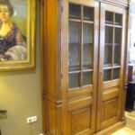 Antieke Hollandse eikenhouten boekenkast 2