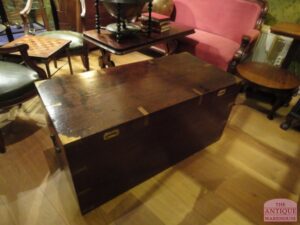 antieke kist, campaign reis kist , VERKOCHT