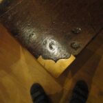 Antieke teakhouten campaign reiskist circa 1900 2