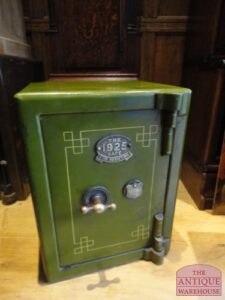 antieke kluis, The 1925 safe, fire resisting, unpickable lock, VERKOCHT