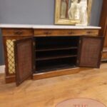 Antieke lage Engelse boekenkast 5