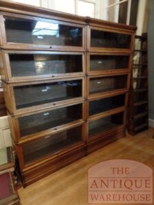 Antieke lage Globe Wernicke boekenkast