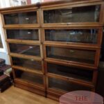 Antieke lage Globe Wernicke boekenkast 2