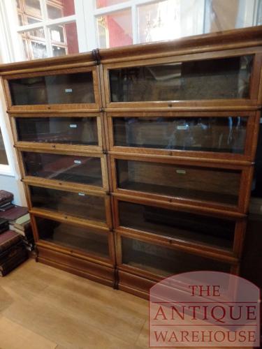 Antieke lage Globe Wernicke boekenkast 2