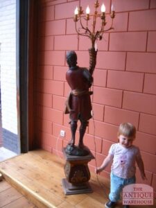 antieke lamp, moor lamp, VERKOCHT