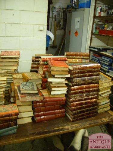 antieke lederen boeken