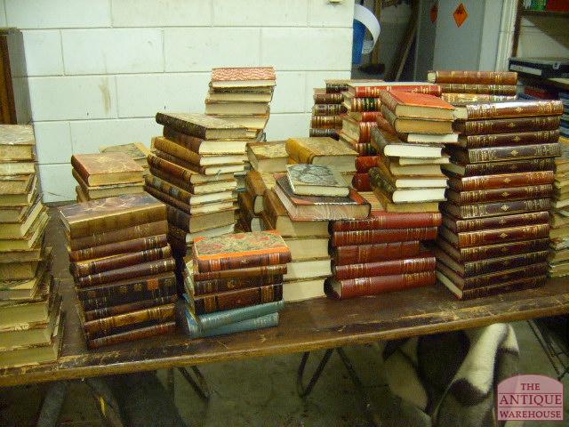 antieke lederen boeken 2