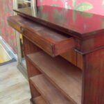 Antieke mahonie Engelse boekenkast 1