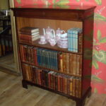 Antieke mahonie Engelse boekenkast 2