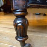 antieke mahonie bibliotheekstoel 1