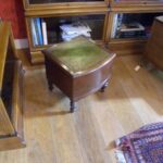 Antieke mahonie bibliotheektrapje 3