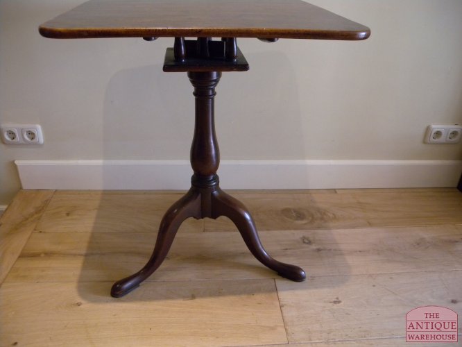 antieke mahonie bird cage tilt top tafel 2