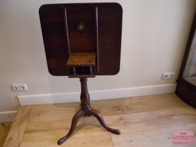 antieke mahonie bird cage tilt top tafel 3