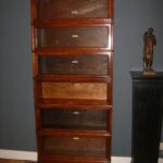 Antieke mahonie boekenkast 1
