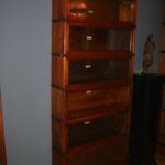Antieke mahonie boekenkast 2