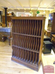 antieke mahonie boekenkast, archief kast