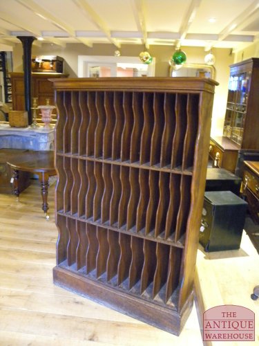 antieke mahonie boekenkast, archief kast