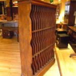 Antieke mahonie boekenkast, archiefkast 2