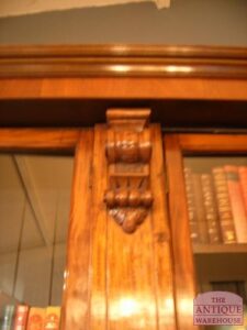 antieke mahonie boekenkast, circa 1900 Antikes Mahagoni Bücherschrank, um 1900