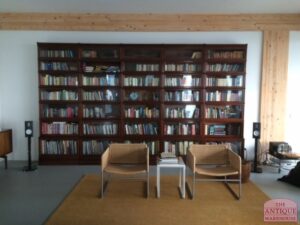 antieke mahonie boekenkast gemaakt  Globe Wernicke circa 1890 volledig gerestaureerd