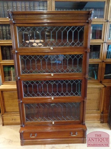 antieke mahonie boekenkast, Globe Wernicke
