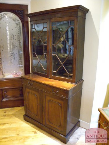 antieke mahonie boekenkast, VERKOCHT