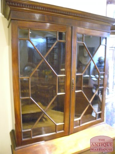 Antieke mahonie boekenkast 2