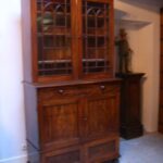 Antieke mahonie boekenkast 1