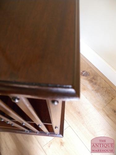 antieke mahonie boekenmolen van circa 1900 VERKOCHT