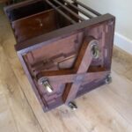 Antieke mahonie boekenmolen van circa 1900 2