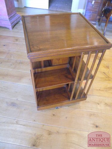 antieke mahonie boekenmolen, VERKOCHT