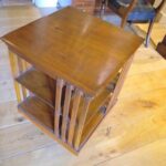 Antieke mahonie boekenmolen 1