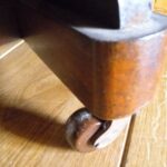 Antieke mahonie boekenmolen 3