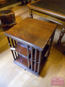 antieke mahonie boekenmolen, VERKOCHT