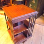 Antieke mahonie boekenmolen 1