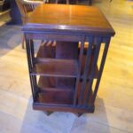 Antieke mahonie boekenmolen 2