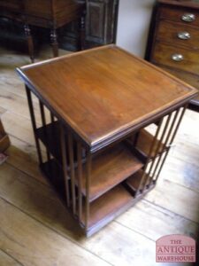 antieke mahonie boekenmolen, VERKOCHT