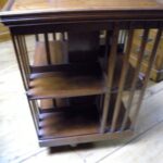 Antieke mahonie boekenmolen 2