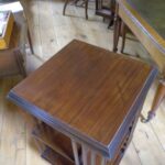 Antieke mahonie boekenmolen 1