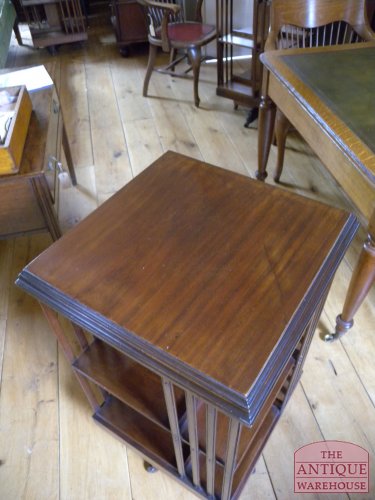 antieke mahonie boekenmolen, VERKOCHT