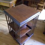 Antieke mahonie boekenmolen 2