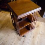 Antieke mahonie boekenmolen 1