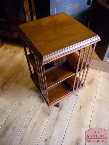 antieke mahonie boekenmolen, VERKOCHT