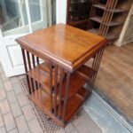 Antieke mahonie boekenmolen 1