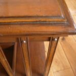 Antieke mahonie boekenmolen 1