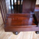 Antieke mahonie boekenmolen 1