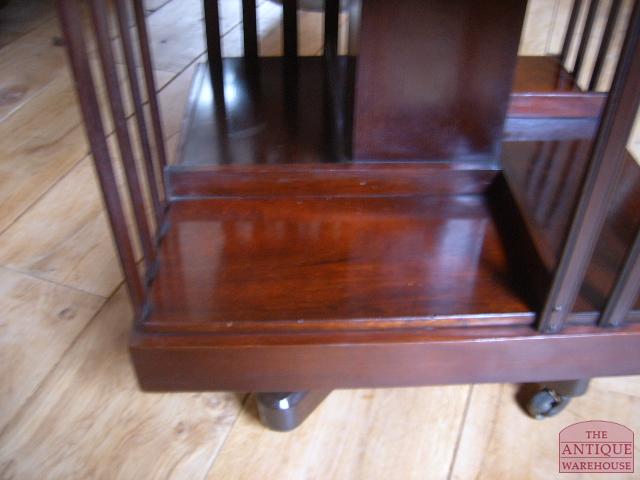 antieke mahonie boekenmolen, VERKOCHT