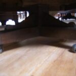 Antieke mahonie boekenmolen 2