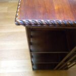 Antieke mahonie boekenmolen 2